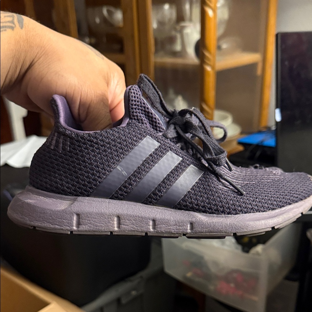 Adidas Men's Dark Purple Sneakers